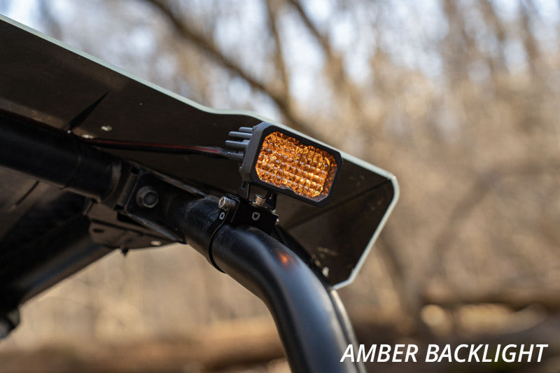 Diode Dynamics Stage Series 1 3/4 In Roll Bar Chase Light Kit SSC2 Pro - Yellow (Pair)