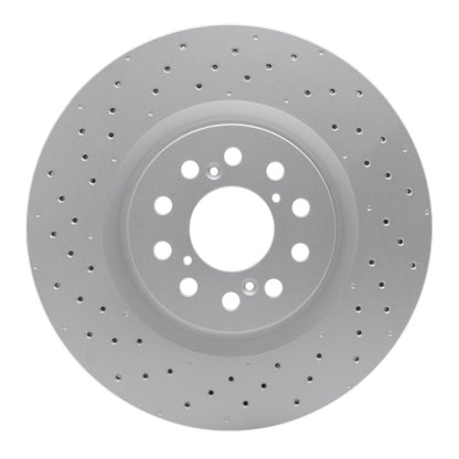DFC 17-25 Honda Civic Hatchback Front Drilled GeoSPEC Coated Rotor