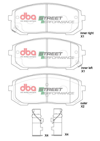 DBA 20-23 Hyundai Sonata SP Performance Front Brake Pads