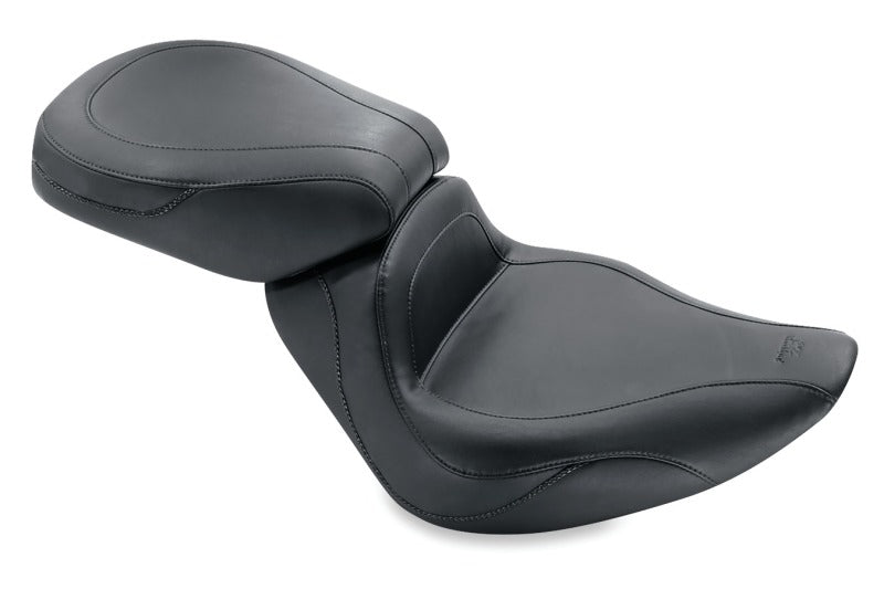 Mustang Motorcycle Mustang 06-17 Harley Softail Wide Tire (200mm) Sport Touring Passenger Seat - Black