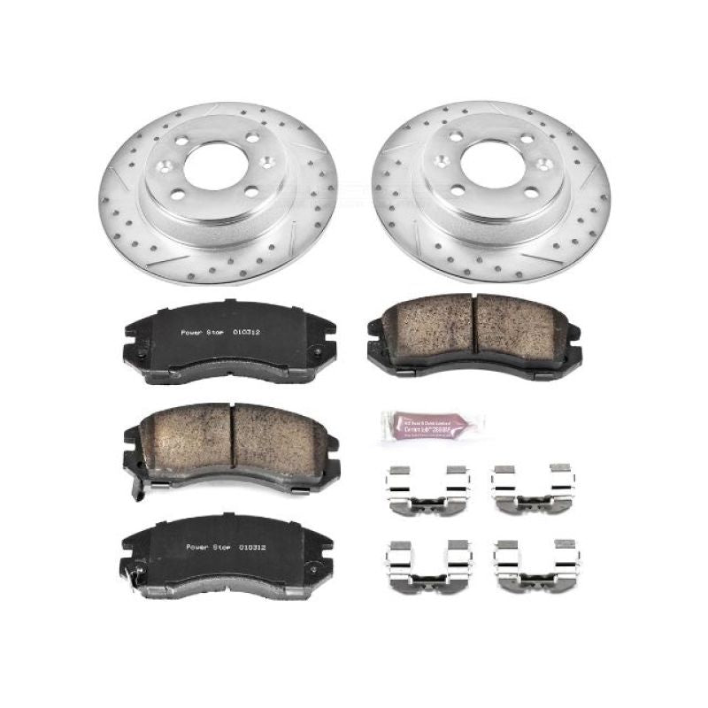 PowerStop Power Stop 93-96 Subaru Impreza Front Z23 Evolution Sport Brake Kit