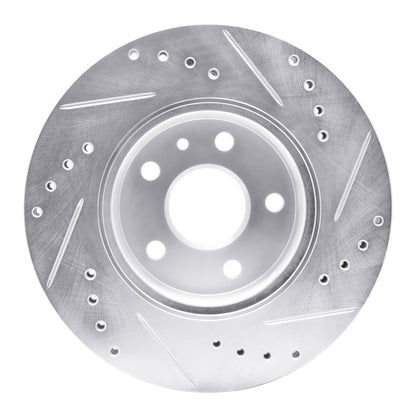 R1 Concepts R1 79-85 Volkswagen Type 2 Front Left Drilled & Slotted Silver Brake Rotor
