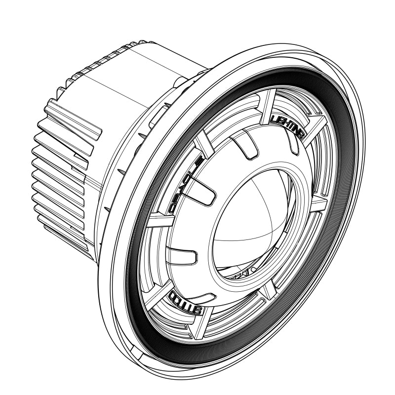 ORACLE Lighting Oracle Oculus 7in Bi-LED Projector Headlights for Jeep Wrangler JK - 6000K