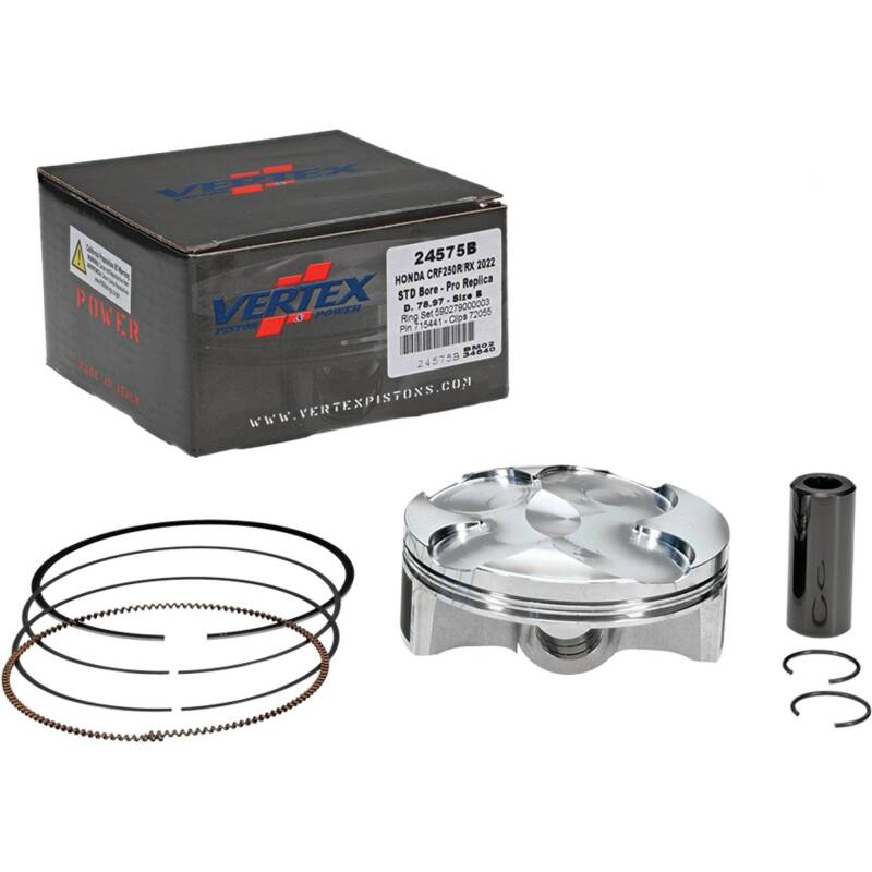 Vertex Pistons Vertex Piston 22-24 Honda CRF 250 R 250cc Forged Replica Piston Kit