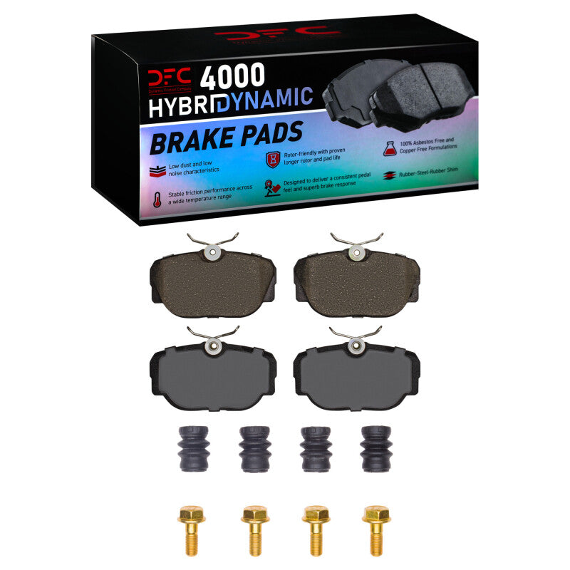DFC 94-04 Land Rover Discovery Rear 4000 HybriDynamic Brake Pads and Hardware Kit