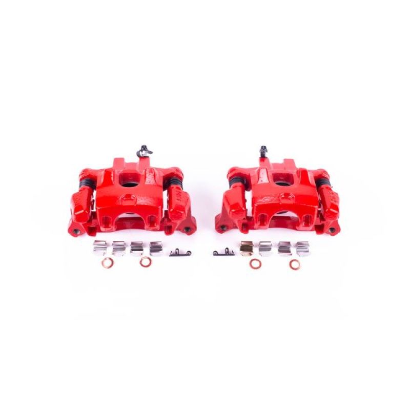 PowerStop Power Stop 2000 Toyota Camry Rear Red Calipers w/Brackets - Pair