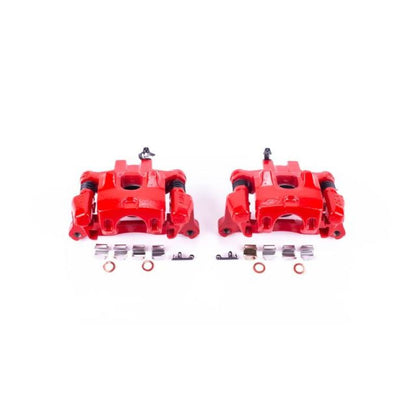PowerStop Power Stop 2000 Toyota Camry Rear Red Calipers w/Brackets - Pair