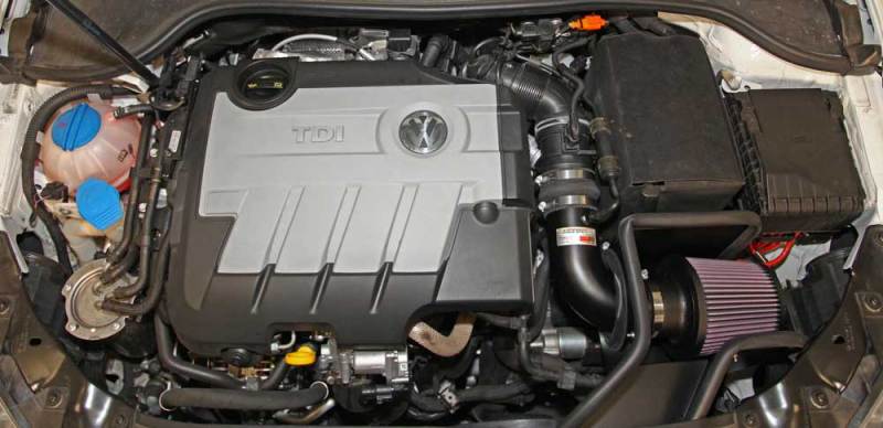 K&N Engineering K&N 13-14 Volkswagen Jetta TDI 2.0L Typhoon Short Ram Intake