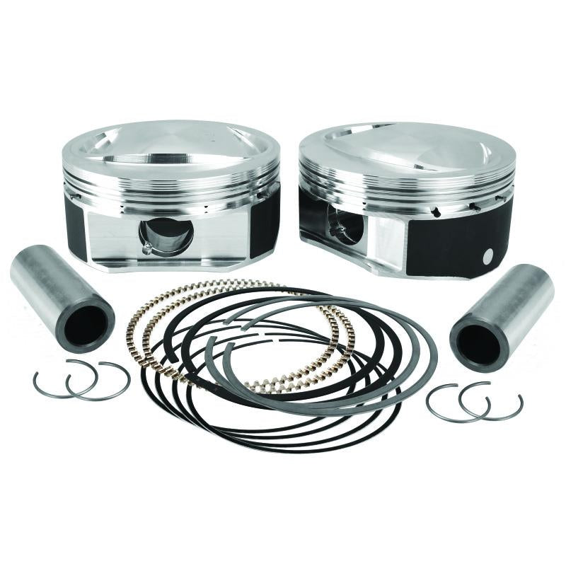 S&S Cycle 2007+ BT 4in Piston Set - .010in