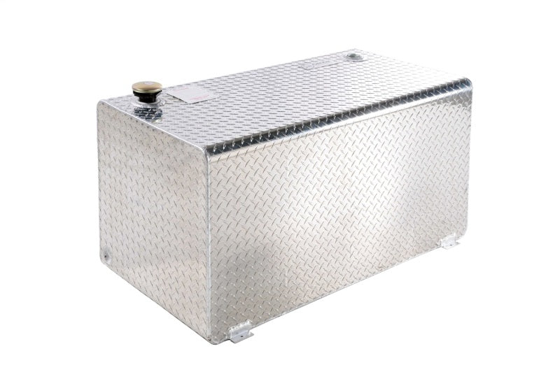 Dee Zee Universal Tanks - Auxiliary Short Rectangle Brite-Tread Aluminum