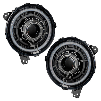 Oracle Lighting 18-22 Jeep Wrangler JL Oculus Bi-LED Projector Headlights