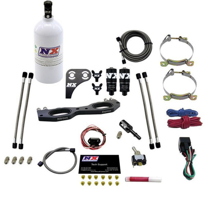 Nitrous Express Polaris RZR 900cc Nitrous Plate Kit w/2.5lb Bottle