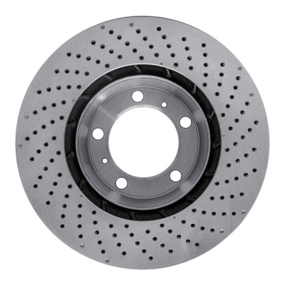 DFC 99-23 Porsche 718 Cayman Left Front Drilled Brake Rotor