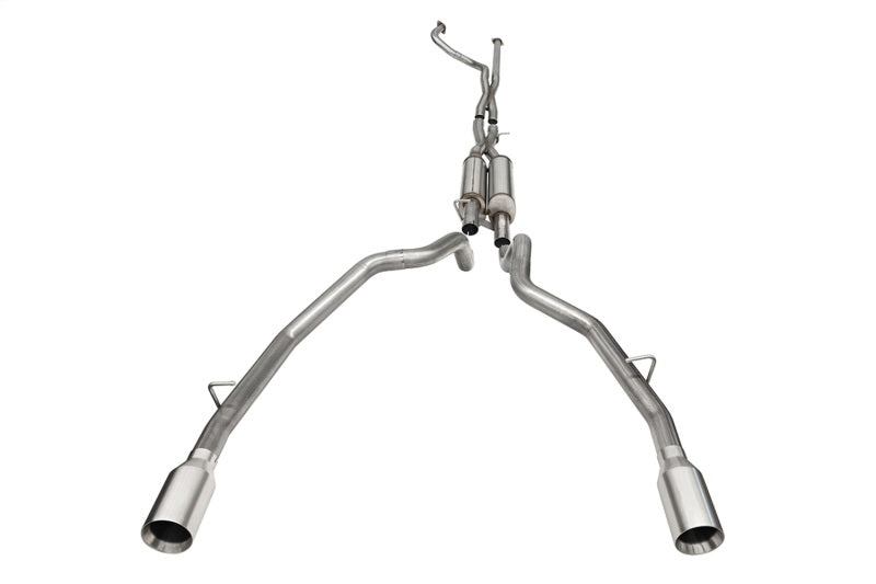 CORSA Performance Corsa 2021-2024 Dodge Ram TRX Crew Cab Xtreme Catback Exhaust Dual Rear Satin Tip