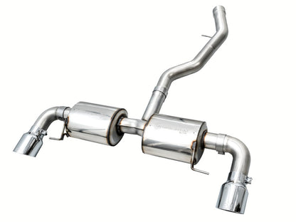 AWE Tuning 19-23 BMW 330i / 21-23 BMW 430i Base G2X Touring Axle-Back Exhaust - Chrome Silver