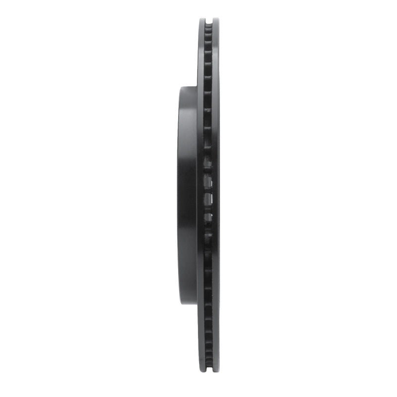 R1 Concepts R1 13-19 Ford Police Interceptor Sedan Rear Left Drilled & Slotted Black Brake Rotor