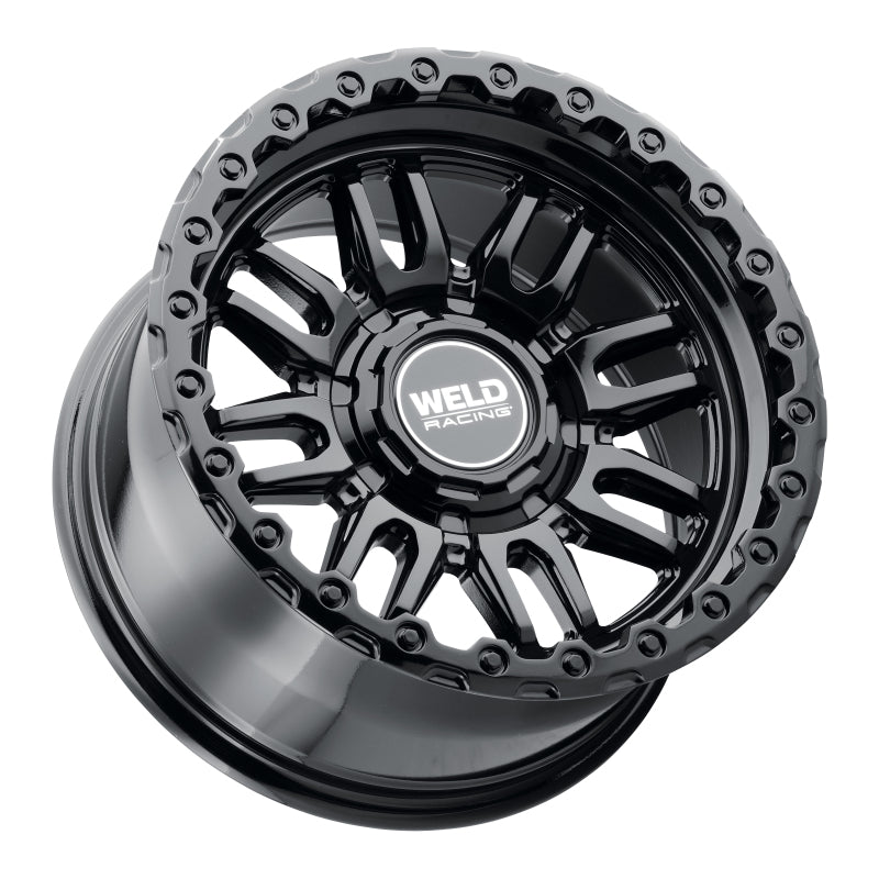 Weld Off-Road Swift 17x9in - 6x135 / 6x139.7 BP - ET-12 - 106.1mm CB - Gloss Black Wheel & Ring