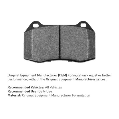 R1 Concepts R1 83-92 Chrysler Conquest Front R1 Optimum OE Brake Pads