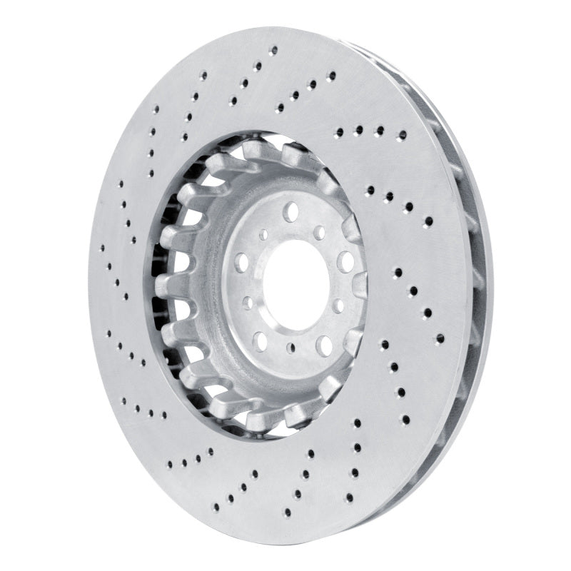 DFC 12-19 BMW M6 Gran Coupe Left Front Drilled Hi-Carbon Alloy Geomet Coated Rotor