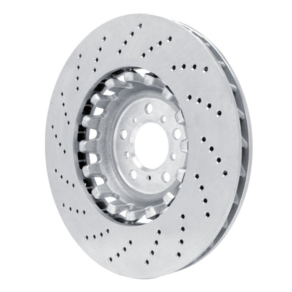 DFC 12-19 BMW M6 Gran Coupe Left Front Drilled Hi-Carbon Alloy Geomet Coated Rotor