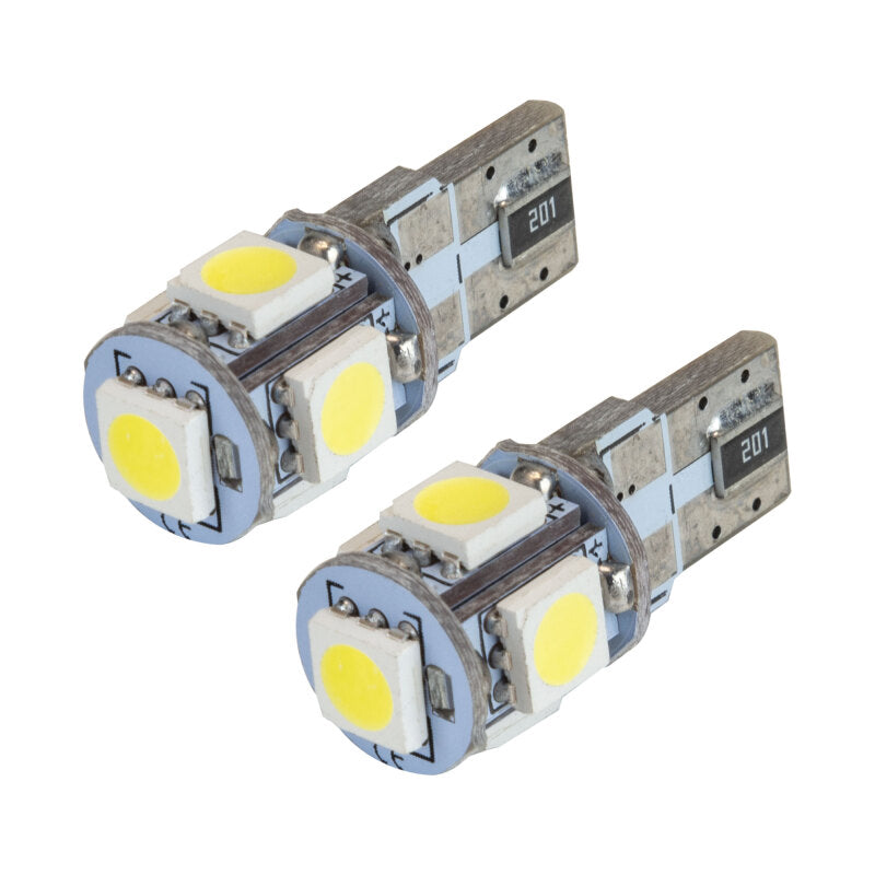 ORACLE Lighting Oracle T10 5 LED 3 Chip SMD Bulbs (Pair) - Cool White