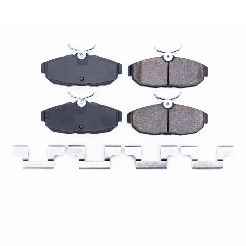 PowerStop Power Stop 05-11 Ford Mustang Rear Z17 Evolution Ceramic Brake Pads w/Hardware