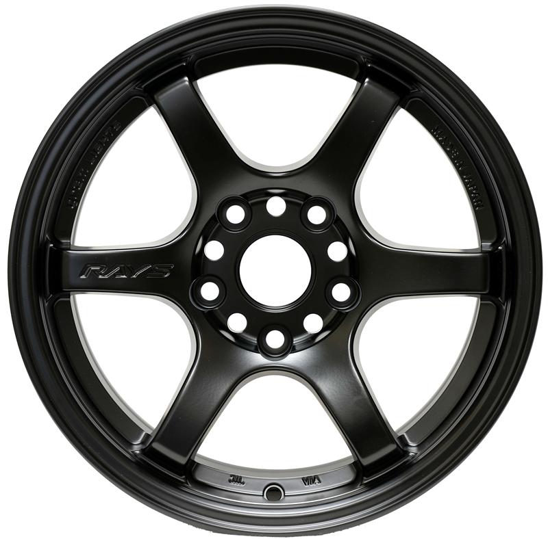 Gram Lights 57DR 15x8.0 +28 5x114.3 Semi Gloss Black Wheel