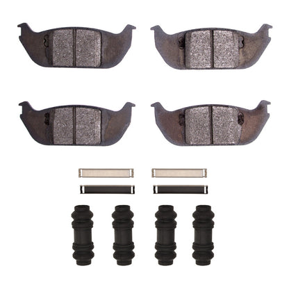 R1 Concepts R1 2003-2005 Lincoln AVIATOR Rear R1 Super Duty Pads & Hardware Kit
