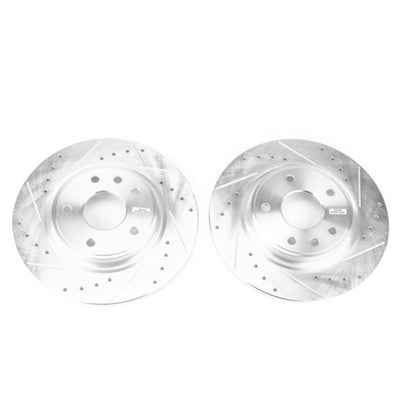 PowerStop Power Stop 17-19 Chrysler Pacifica Rear Evolution Drilled & Slotted Rotors - Pair