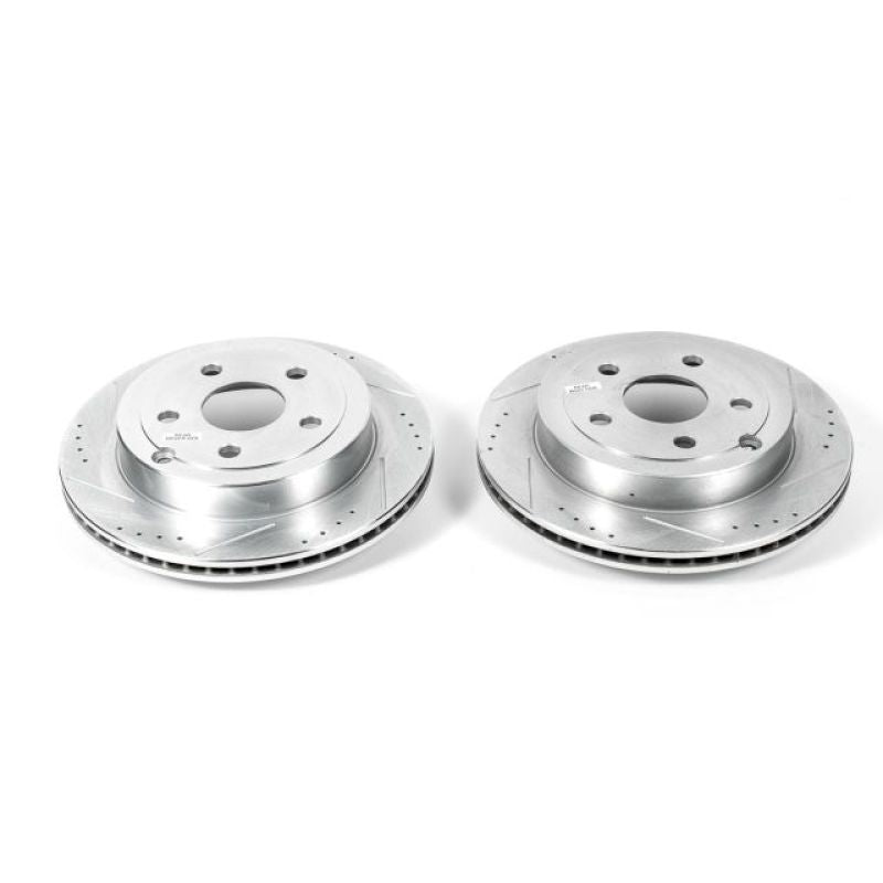 PowerStop Power Stop 08-09 Pontiac G8 Rear Evolution Drilled & Slotted Rotors - Pair