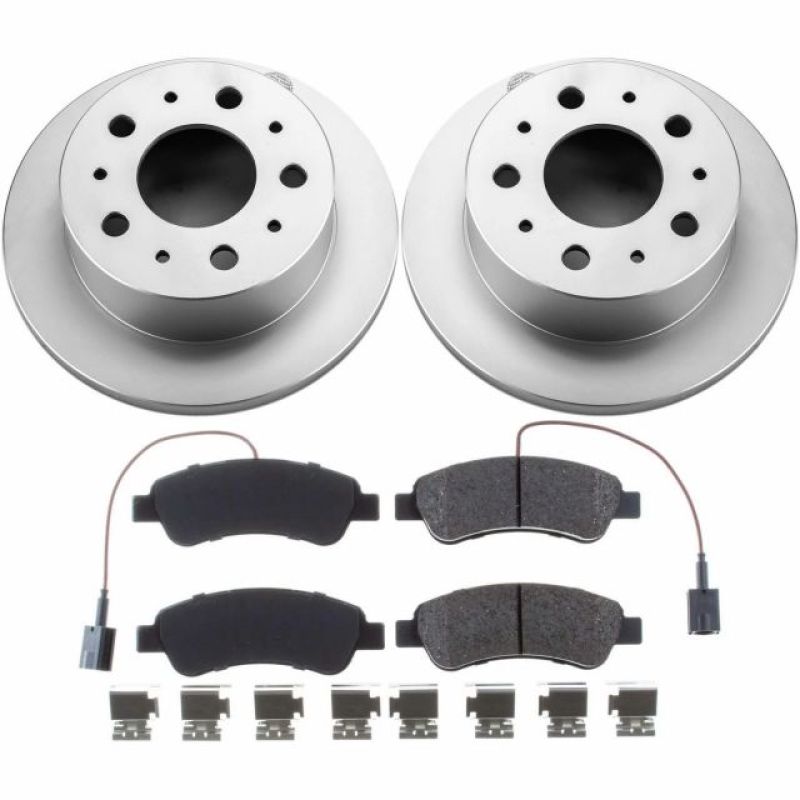 PowerStop Power Stop 14-19 Ram ProMaster 1500 Rear Z17 Evolution Geomet Coated Brake Kit