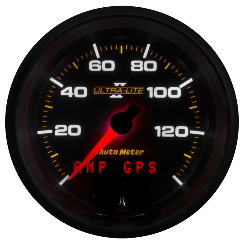 Autometer Ultra-Lite II 3-3/8in 0-140MPH In-Dash Electronic GPS Programmable Speedometer