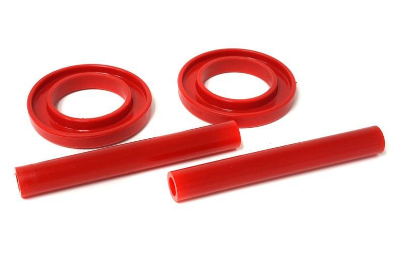 Energy Suspension Universal 3/4in ID 1-5/32in OD 10in H Red Coil Spring Isolators (2 per set)