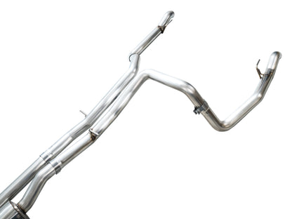 AWE Tuning 4th Gen GM 1500 6.2L Cat-Back Split Rear Exit (w/ Bumper Cutouts) - OE Tips