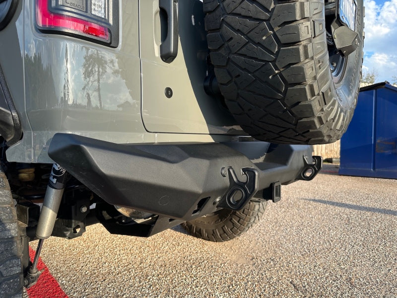 Rival 4x4 Rival 2018-2026 Jeep Wrangler JL  Rear Aluminum Stubby Bumper