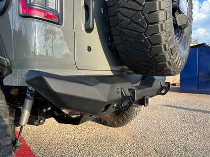 Rival 4x4 Rival 2018-2026 Jeep Wrangler JL  Rear Aluminum Stubby Bumper