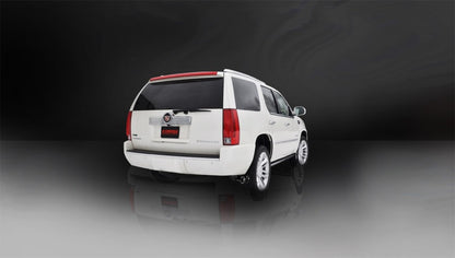 CORSA Performance Corsa 2011-2014 Cadillac Escalade 6.2L V8 3in Cat-Back Single Side w Twin 4in Black Pro-Series Tips