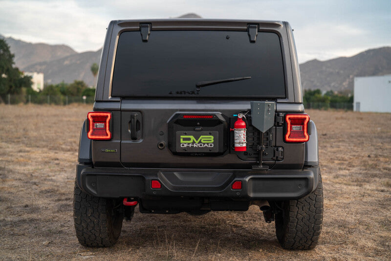 DV8 Offroad 2018-2025 Jeep Wrangler JL Tailgate Reinforcement Molle Panel