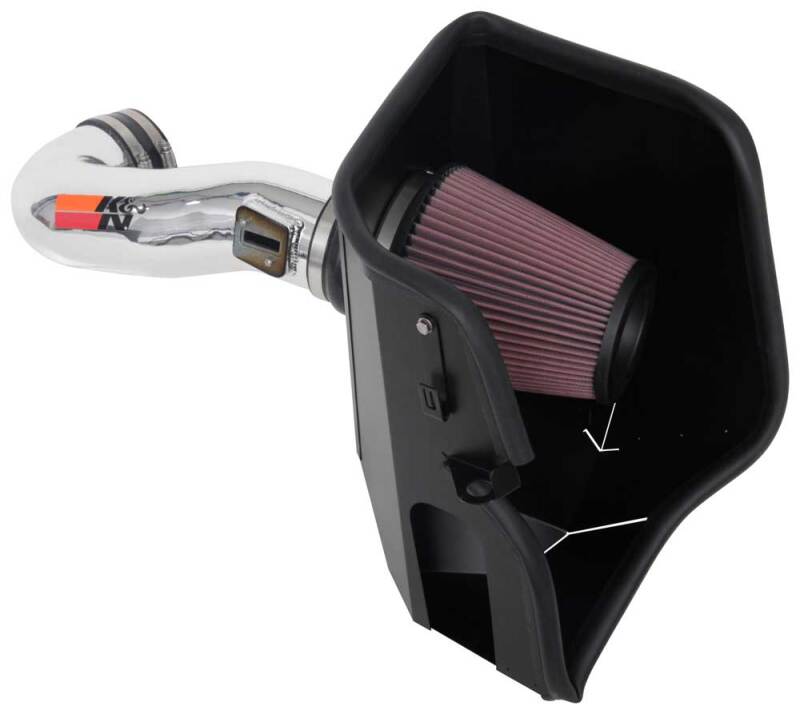 K&N Engineering K&N 2019 Chevy Silverado / GMC Sierra 1500 V8-5.3/6.2L Performance Air Intake Kit