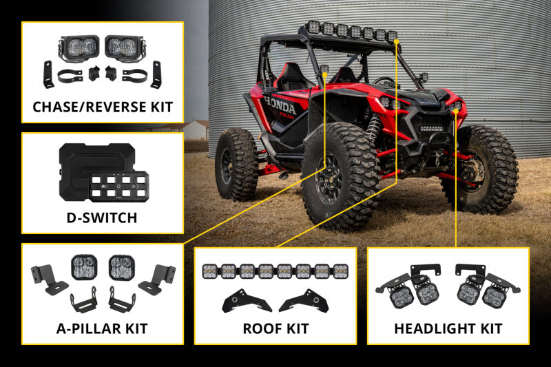 Diode Dynamics 19-25 Honda Talon SS10 Grille Sport Yellow Combo