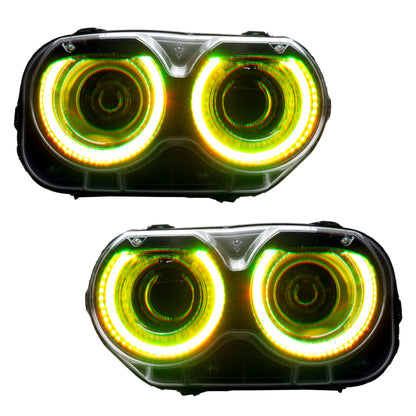 ORACLE Lighting Oracle Dodge Challenger 15-21 Halo Kit - ColorSHIFT w/ 2.0 Controller