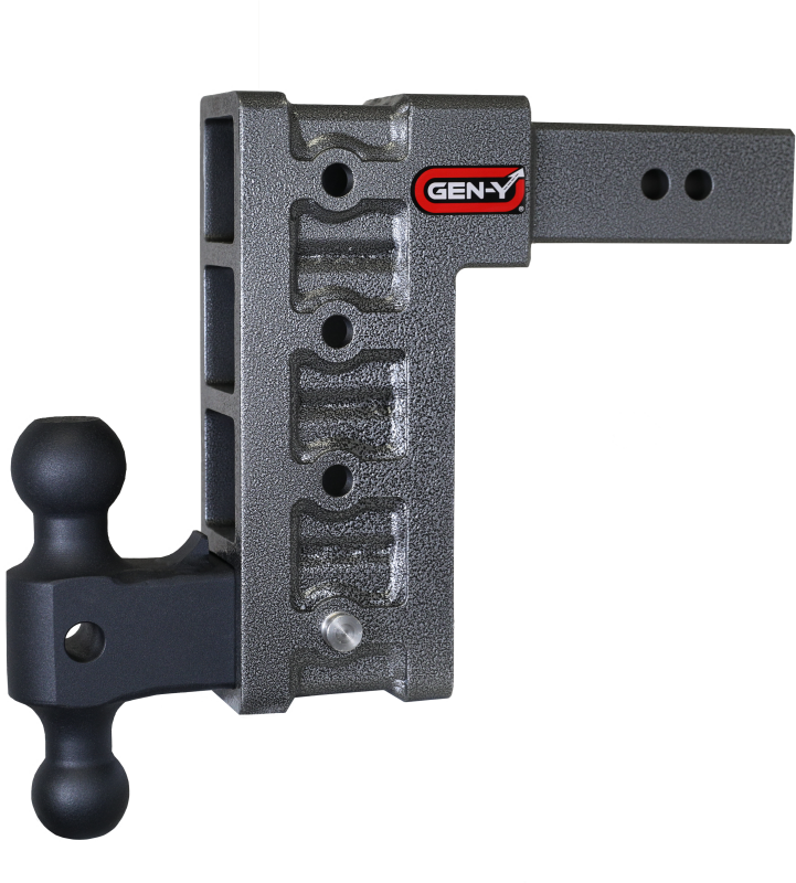 GEN-Y Hitch Gen-Y Mega Duty 2.5in Shank 9in Drop 3K TW 21K Hitch w/GH-061 Dual-Ball