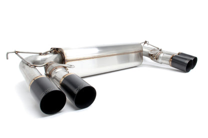 Dinan 15-19 BMW X5 M/X6 M (F85/F86) Free Flow Axleback Exhaust System - Black Tips