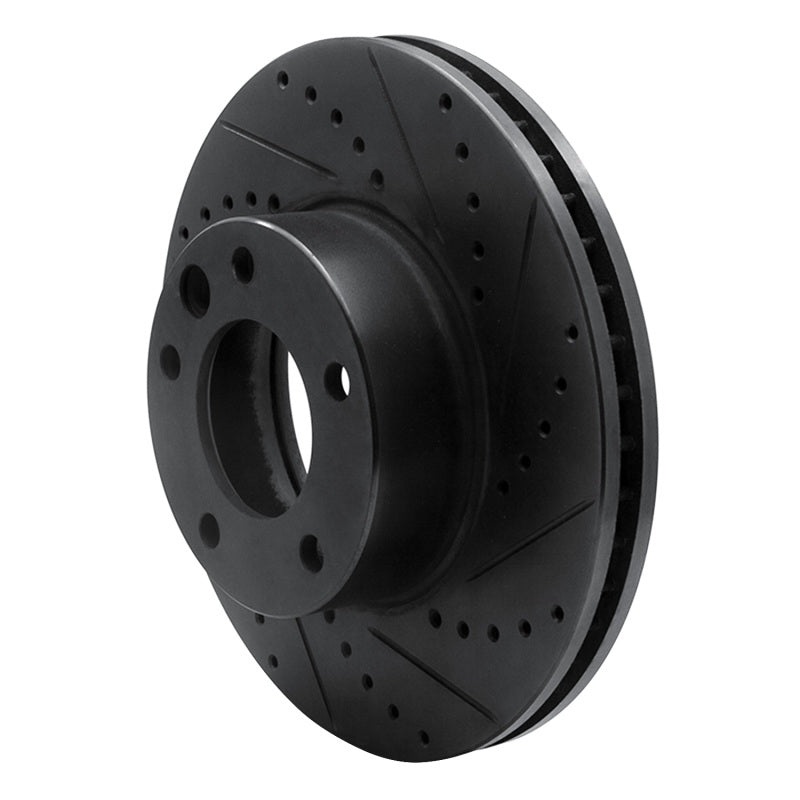 R1 Concepts R1 08-18 Mercedes-Benz G500 (USA/Canada) Front Right Drilled & Slotted Black Brake Rotor