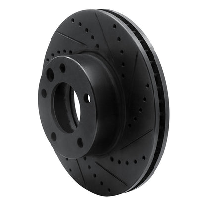 R1 Concepts R1 08-18 Mercedes-Benz G500 (USA/Canada) Front Right Drilled & Slotted Black Brake Rotor
