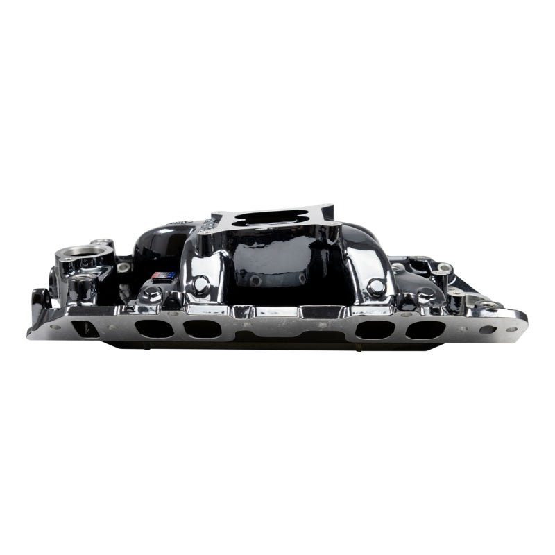 Edelbrock RPM Air-Gap Intake Manifold for Big-Block Chevy Oval Port - Black Plasma Finish