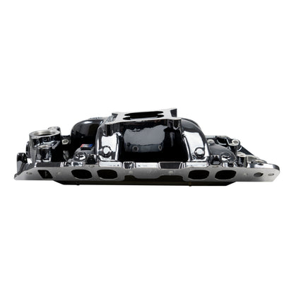 Edelbrock RPM Air-Gap Intake Manifold for Big-Block Chevy Oval Port - Black Plasma Finish