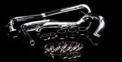 Weapon R Polished Upper Intercooler Piping for 08-10 Mitsubishi Evolution X
