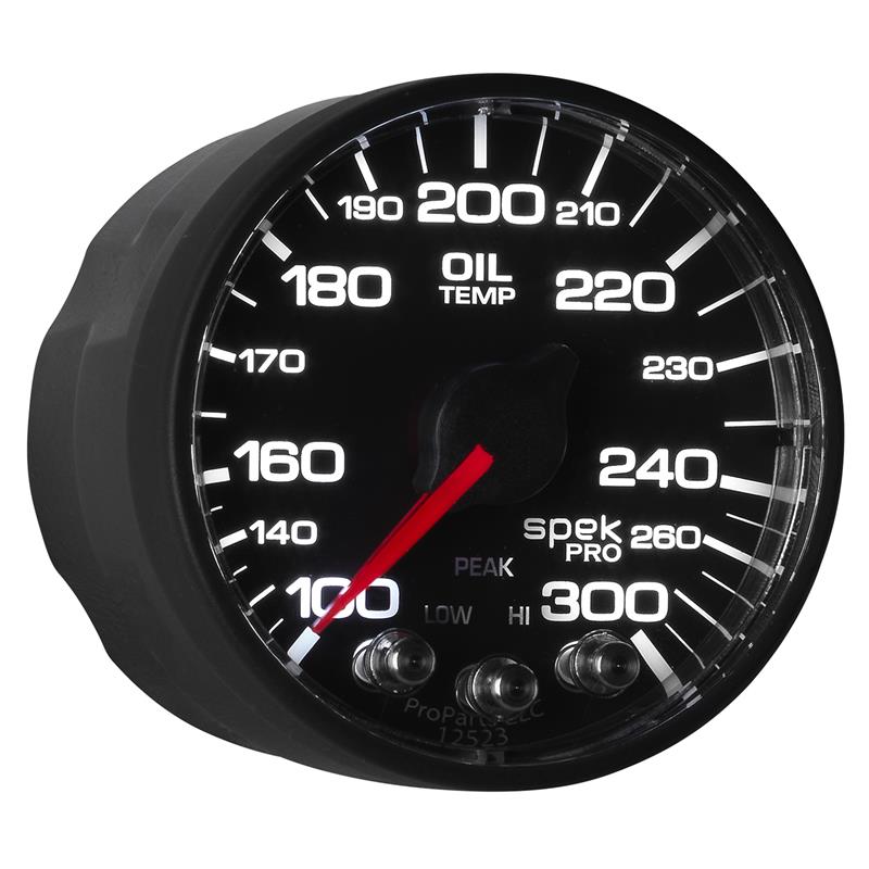 Autometer Spek-Pro - Nascar 2-1/16in Oil Temp 100-300F Bcb Ecu