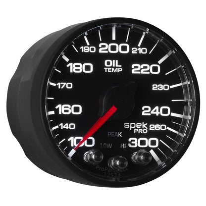 Autometer Spek-Pro - Nascar 2-1/16in Oil Temp 100-300F Bcb Ecu